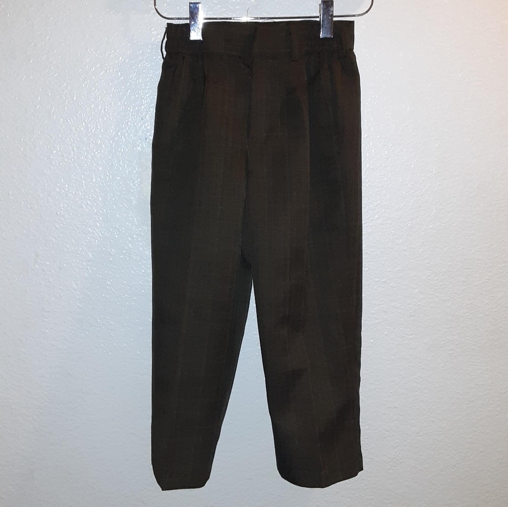 Vangogh gray plaid dress pants.